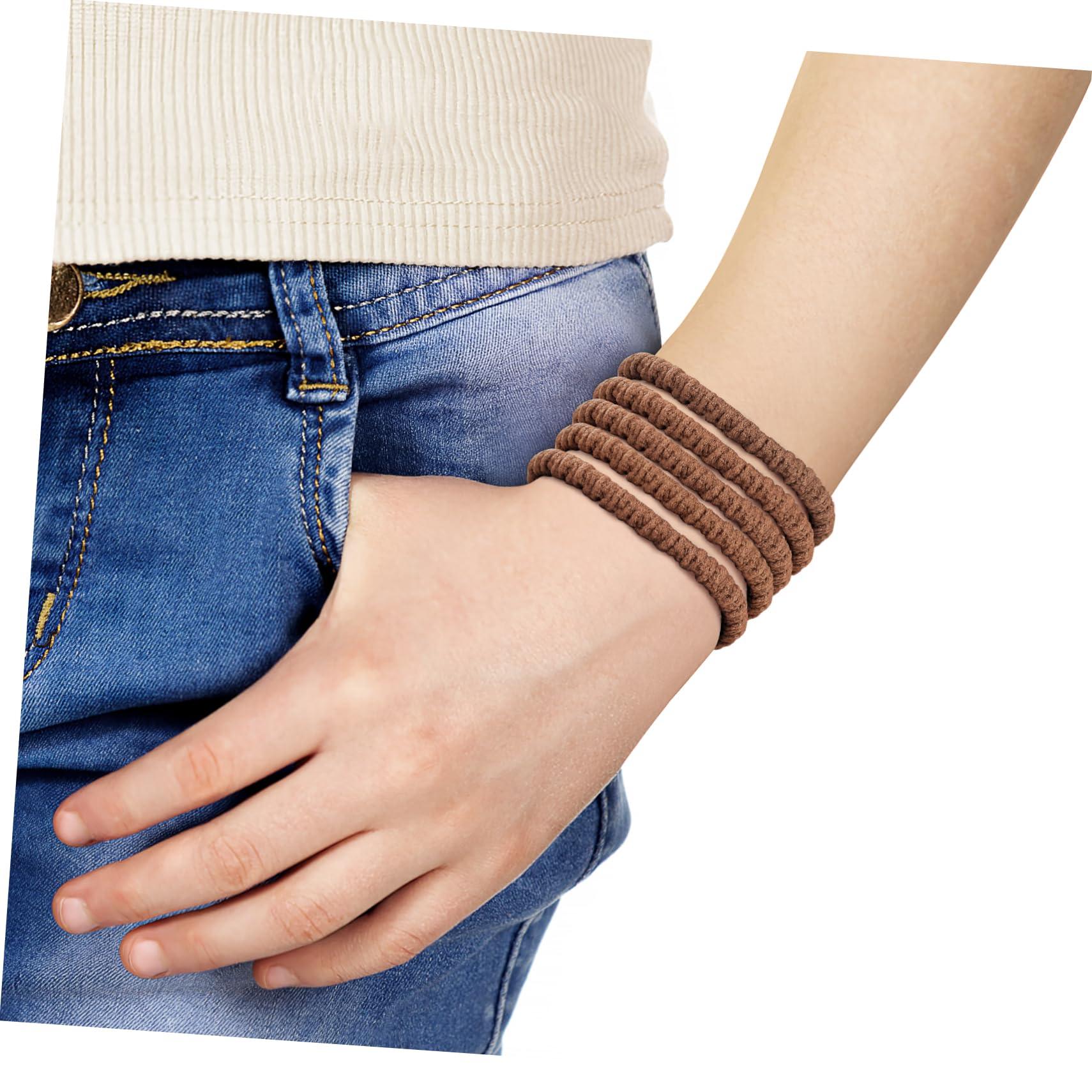 WOFASHPURET WOFASHPURET 10 Pcs Hair Band Set Hair Ties Hair Tie Band Clear Hair Elastics Clear Elastic Hair Bands Hair Tie Organizer Hair Bands for Women Hair Ribbons Hair Ties No Damage Elastic Band