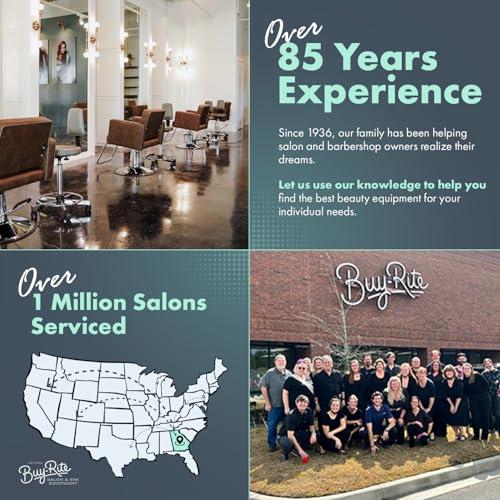 Buy-Rite Salon & Spa Equipment Buy-Rite Salon & Spa Equipment Mona Lisa Plumb Free Pedicure Chair - No Plumbing, Adjustable, Portable, Removable, Black, CHM-2320-5H-BLACK