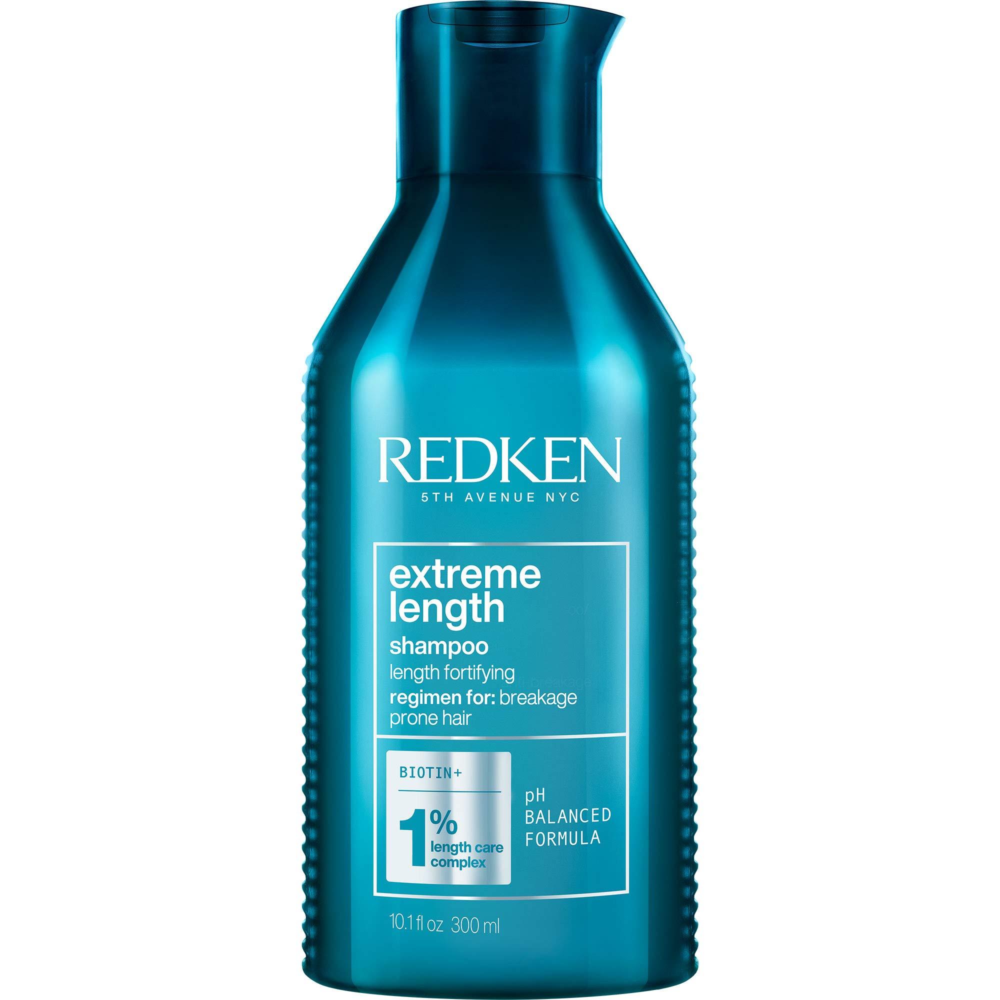 REDKEN Redken Extreme Length Shampoo | For Hair Growth | Prevents Breakage & Strengthens Hair | Infused With Biotin | 10.1 Fl Oz (Pack of 1)
