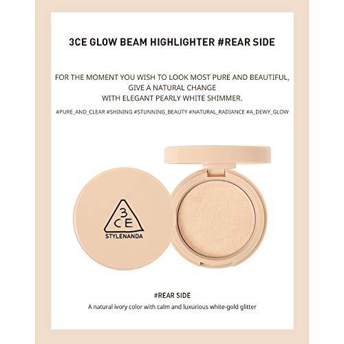 3CE 3CE GLOW BEAM HIGHLIGHTER(#REAR SIDE) - Shimmer Highlighting Powder Korean Cosmetics #Dab1143