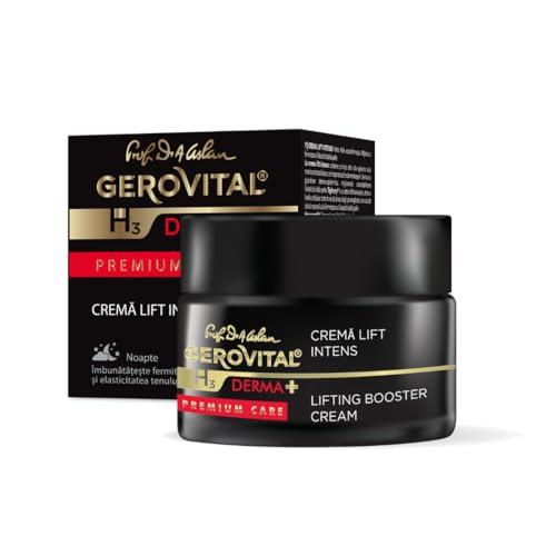 Gerovital Gerovital DERMA+ Premium Care, Intense Lift Effect Face Cream, Advanced Lifting Formula, Moisturizes, Improves Firmness & Elasticity for Mature Skin, 50 Milliliters