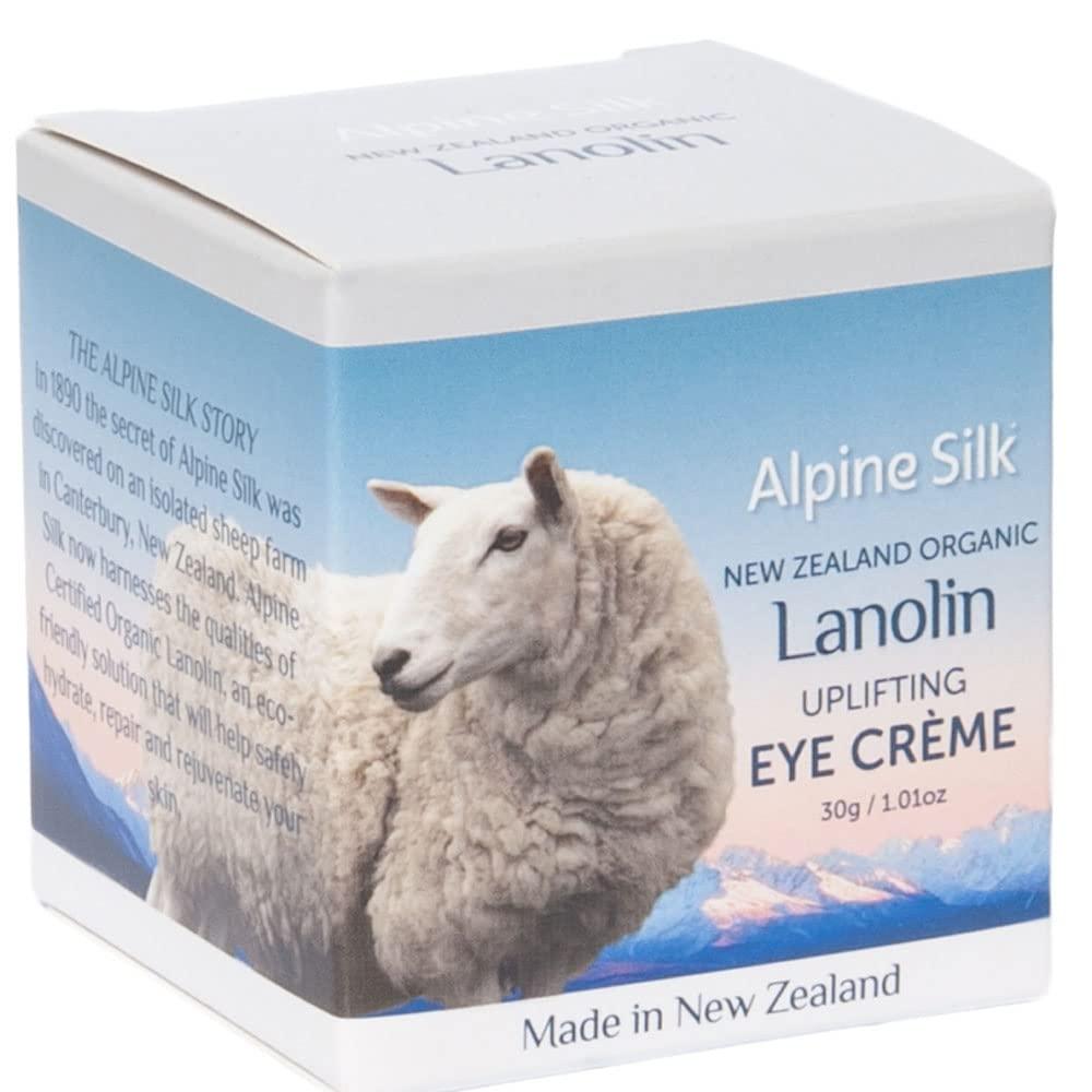Alpine Silk Alpine Silk New Zealand Organic Lanolin and Collagen Uplifting Eye Cream 30 gr