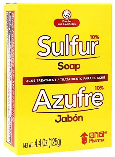 Biosulfur Sulfur Acne Treatment Soap with Lanolin 4.40 Oz Bar