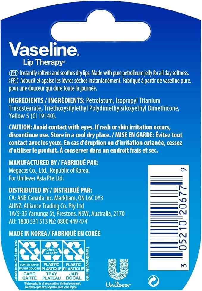 Vaseline Vaseline Lip Therapy - Original - 0.25 oz