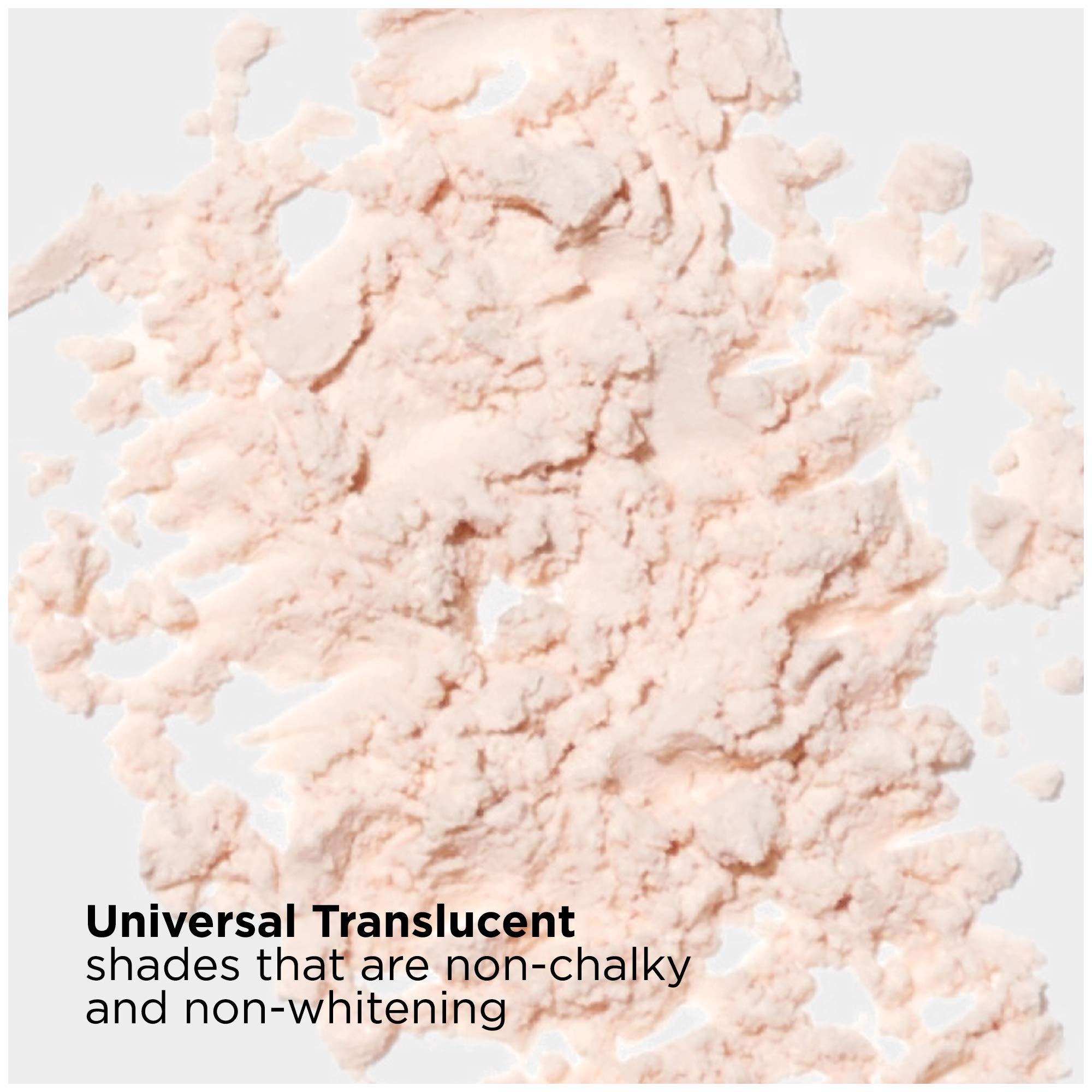 REVLON Revlon Setting Powder, PhotoReady Candid Blurring Face Makeup, Anti-Pollution, Lightweight & Breathable High Pigment, Natural Finish, 001 Universal Translucent, 0.5 Oz