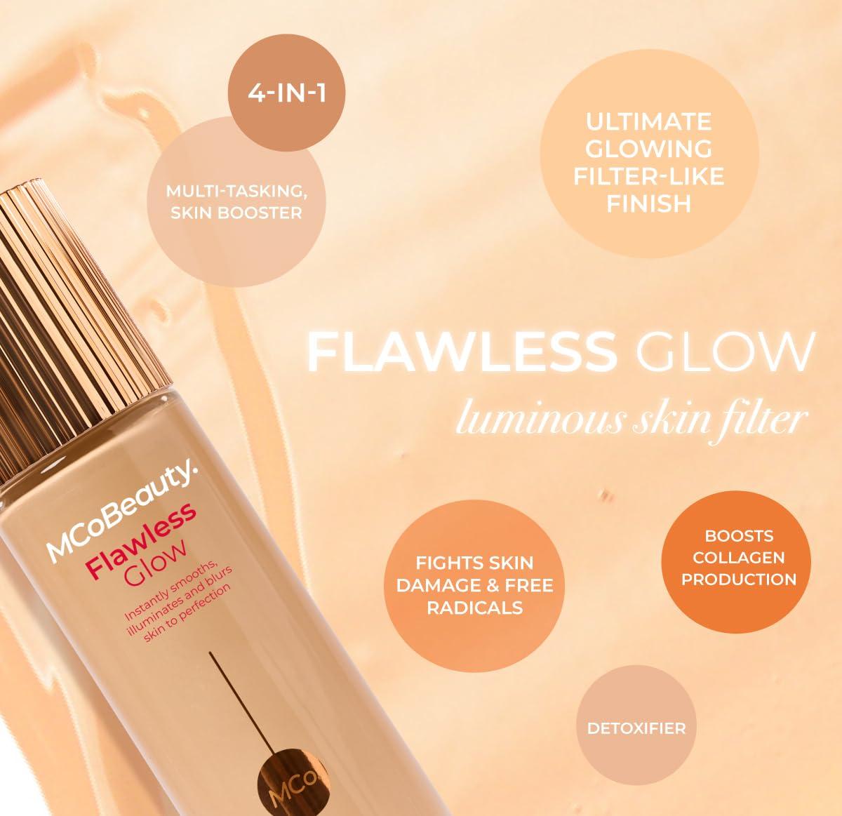 MCoBeauty MCoBeauty Flawless Glow Luminous Skin Filter, 6 Medium Dark, Healthy Glow with Natural Radiance, Vegan, Cruelty Free Cosmetics
