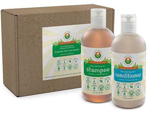 Nature Sustained Nature Sustained Pure, Sensitive Skin Shampoo & Conditioner Raw Probiotic Plant Formula (pH Balanced) for Sensitive Skin & Dry Hair - (9 Oz. Bottles) (Original, 2-Pack)