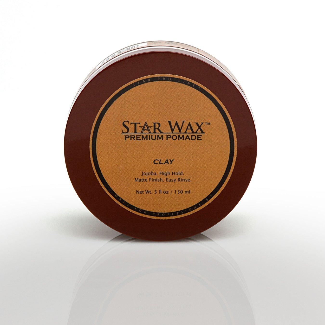 Star Pro Line Star Pro Line Star Wax Premium Pomade, Clay, 5 fl oz / 150 ml
