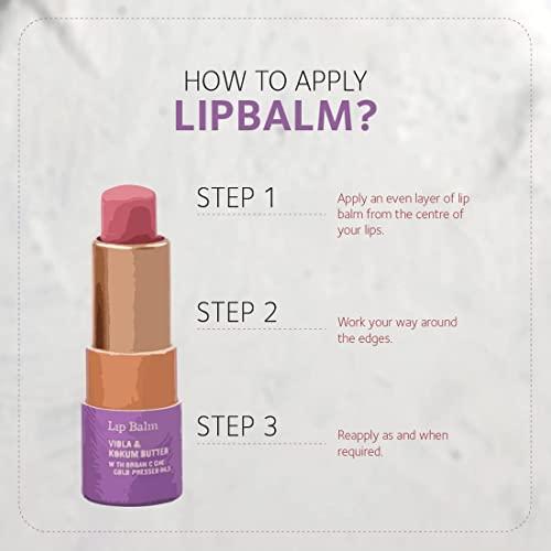 Generic Lip Balm - Viola and Kokum Butter | Nourish, Soft & Supple - 3.5gm