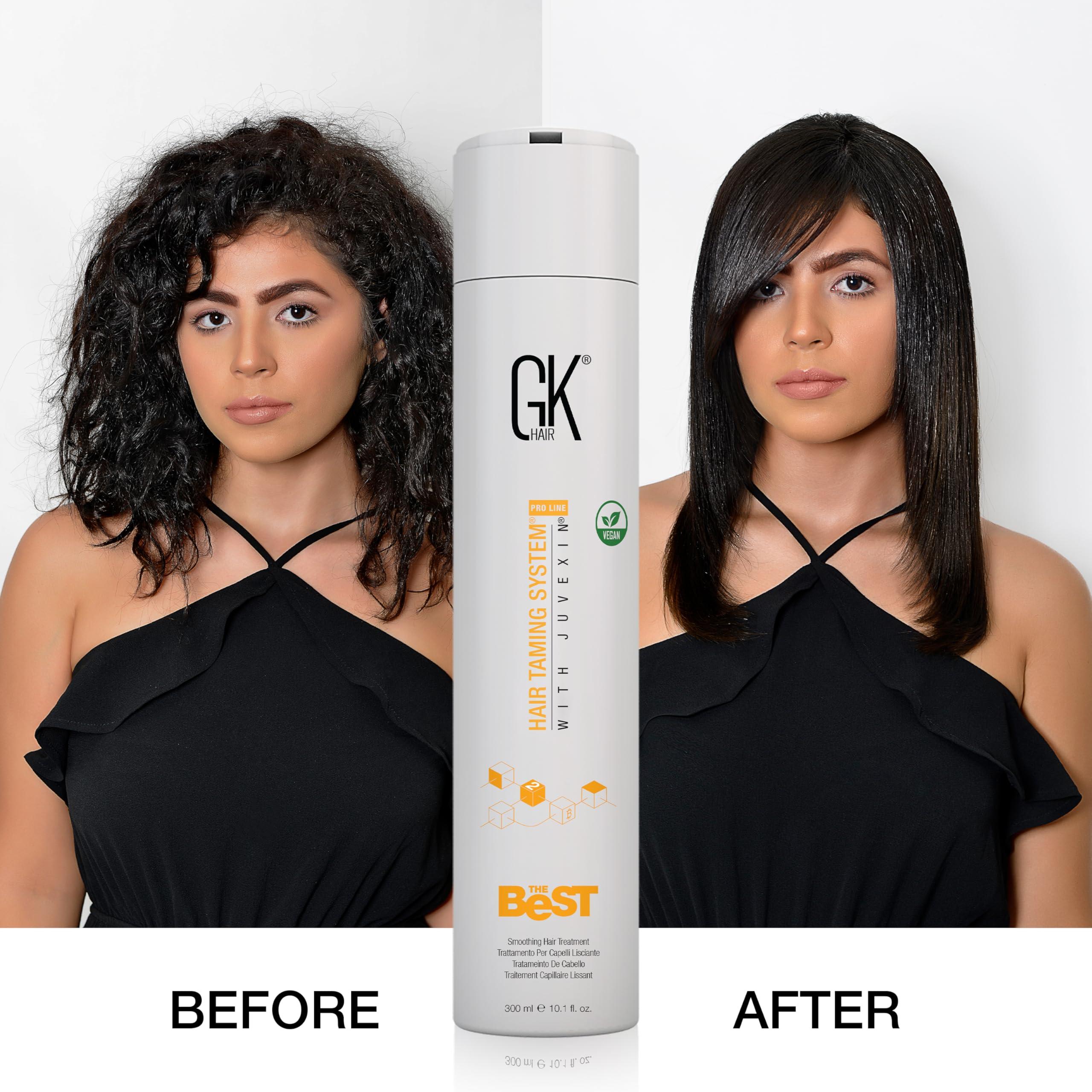 GK HAIR GK Hair Signature Collection: Pre-Treatment, Smoothing Keratin, Deep Conditioning, and Daily Moisture for Ultimate Hair Transformation