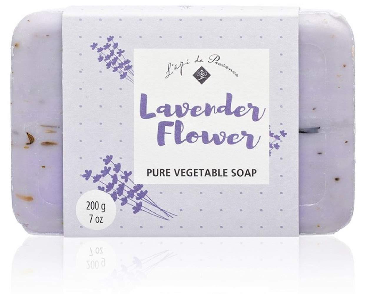 L'Epi de Provence French Soap - Lavender Flower - by L'epi de Provence - 200g, 7 oz bar