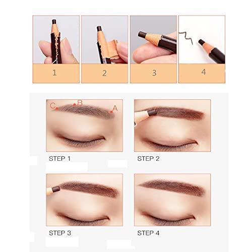 Pinkiou 5pcs Microblading Pencil Waterproof Eyebrow Peel-off Pencil Pull Cord Microblading Supplies Brow Lamination Pencil Set For Marking Filling Outlining Eye Brow Liners In 5 Colors
