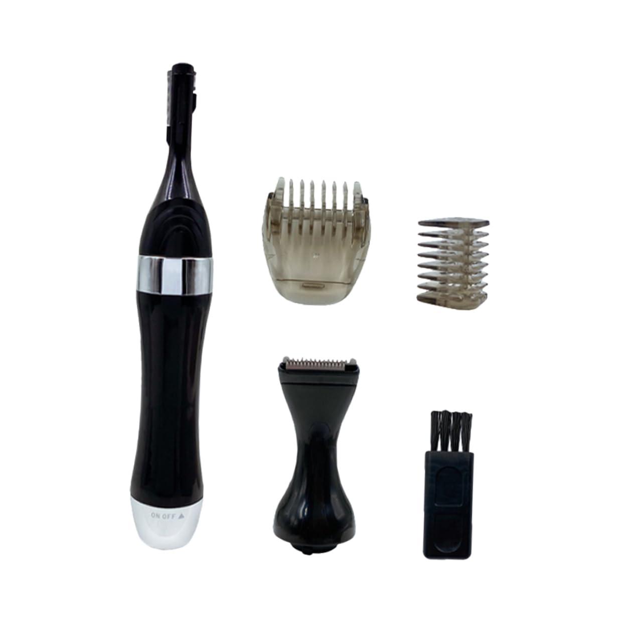 Ipetboom Ipetboom Men\'s Women\'s Electric Eyebrow Shaver Facial Hair Removal Nose Hair Trimmer Comfortable Grip Water-Resistant