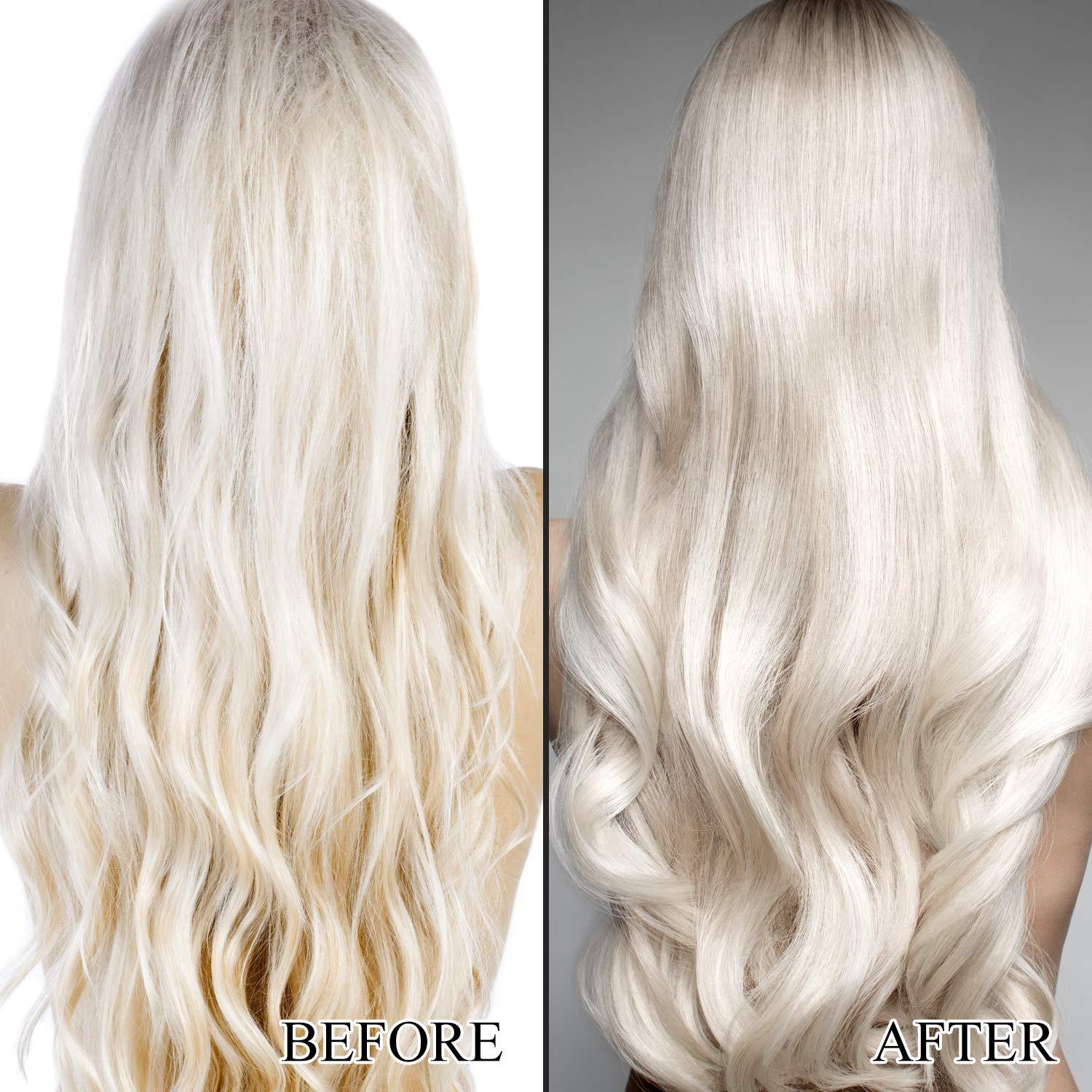 L LUSETA Luseta Purple Shampoo & Conditioner Set (16.9 oz each) and Purple Hair Mask (16.9 oz) Bundle