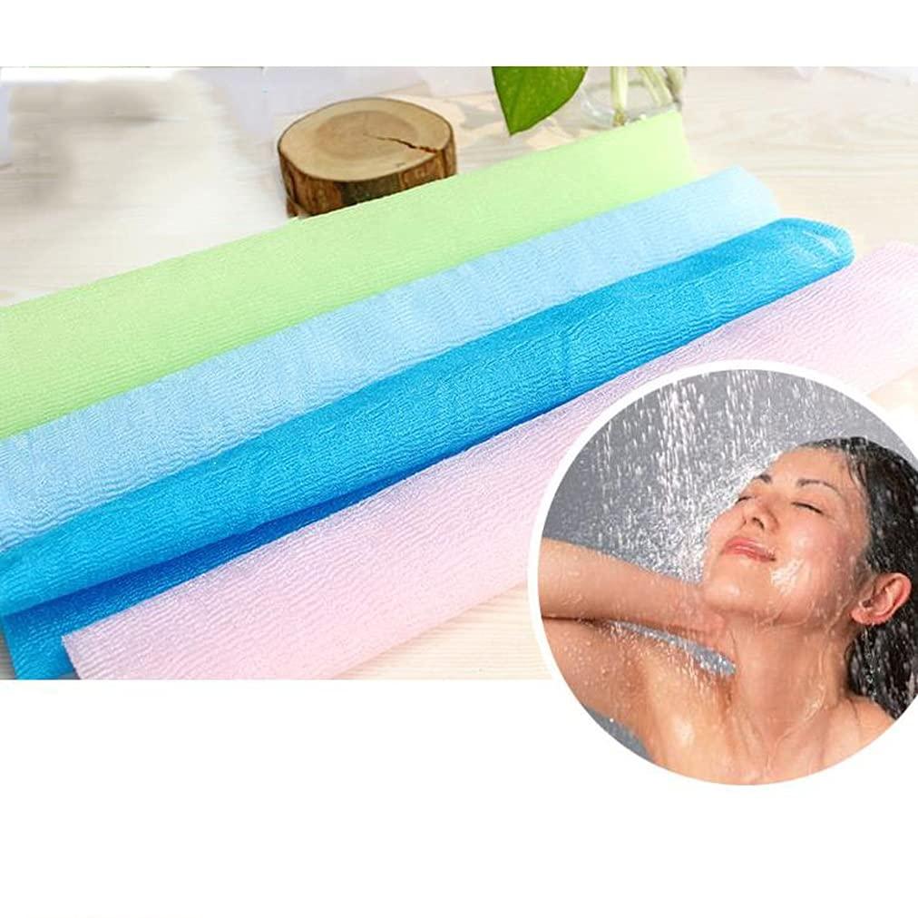 YAYA2021-SHOP Exfoliating Washcloths 3Pcs Exfoliating Shower Towel Body Scrubber Shower Towels Nylon Bath Towel Shower Washcloth for Effective Exfoliation, Rinses Clean, Lightweight Exfoliating Towel for Body