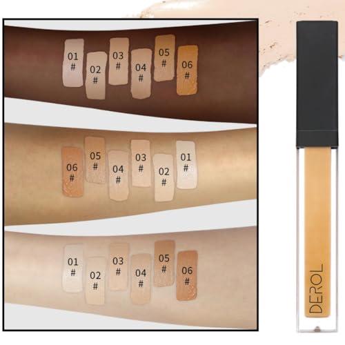 JEMPET Liquid Concealer Makeup - Natural Coverage & Highly Pigmented Lightweight Concealers 6.5ml (04)