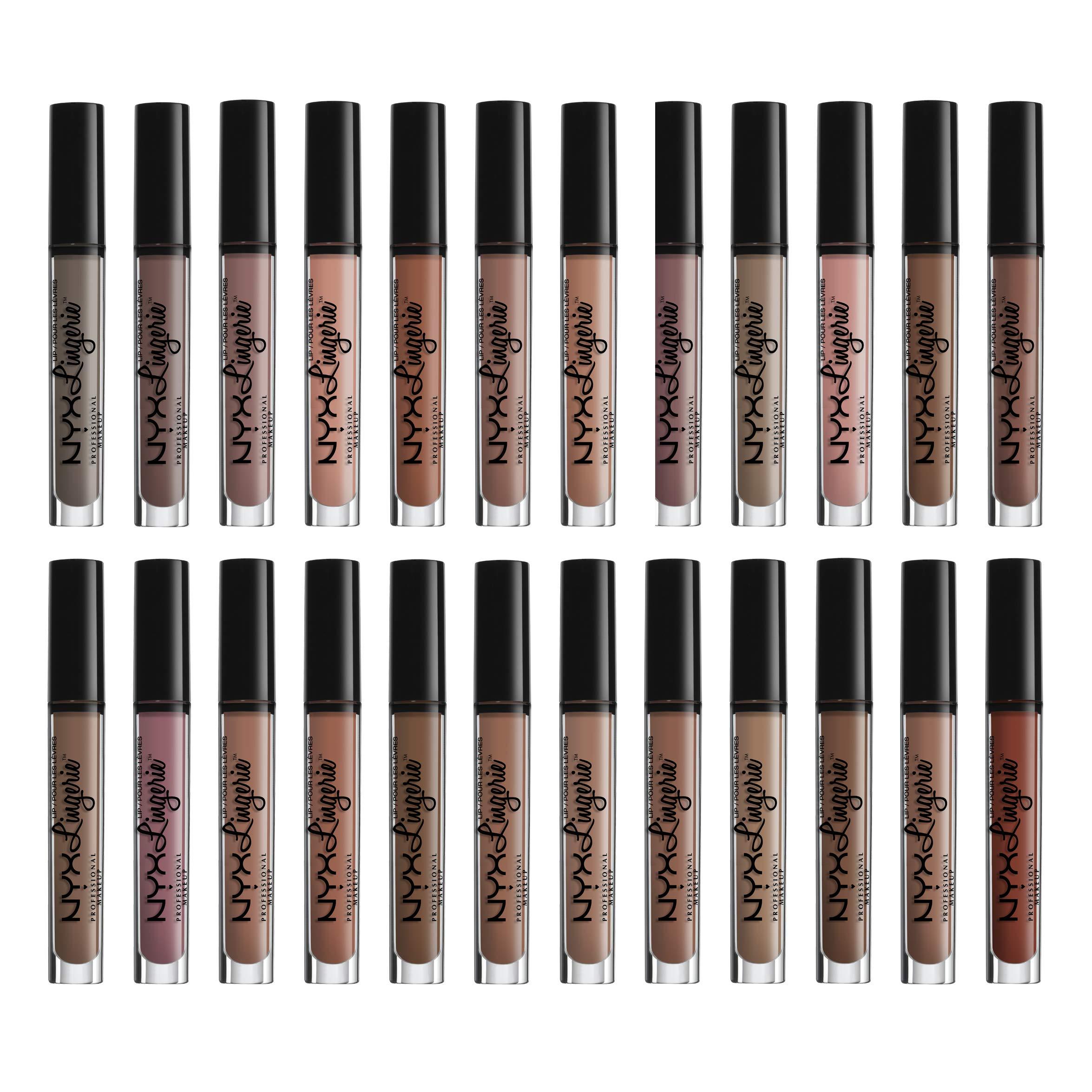 NYX PROFESSIONAL MAKEUP NYX PROFESSIONAL MAKEUP Lip Lingerie Matte Liquid Lipstick - Push-Up, Brown Spice Pink