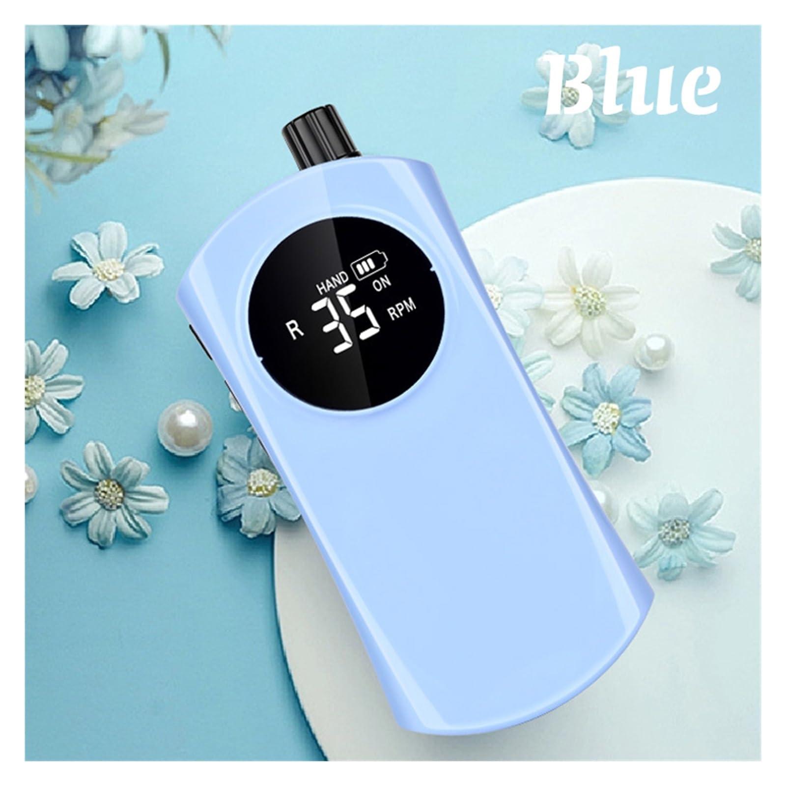 ROLTIN ROLTIN Electric Nail Drill, 35000RPM Portable Electric Nail Drill Machine with LCD Display, Rechargeable Nails Sander for Acrylic Gel Polish Easy to Use, Purple