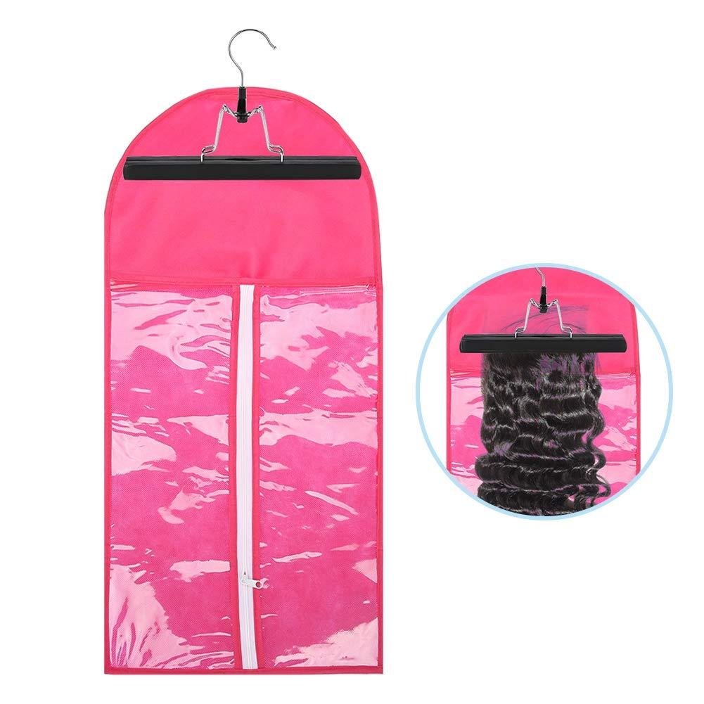 OPPWONG OPPWONG Wig Hanger, Wig Storage Bags Wig Bags Wig Organization Storage Case for Home Use (With hanger)