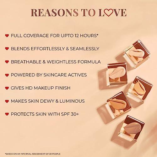 Generic Serum Foundation For Face Makeup With SPF30+ Dewy Finish Full Coverage Waterproof, Sweatproof Foundation For All Skin Types (Ivory)