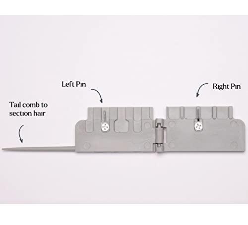 ZIP LOXX HAIR EXTENSIONS ZIPLOOKS | Mint 2 B 20\'\' Ultra Synthetic Fiber Pastel Green Colored Hair Extensions with Z Tool Patented Technology, Damage-Free Hair and Scalp, 4 Piece