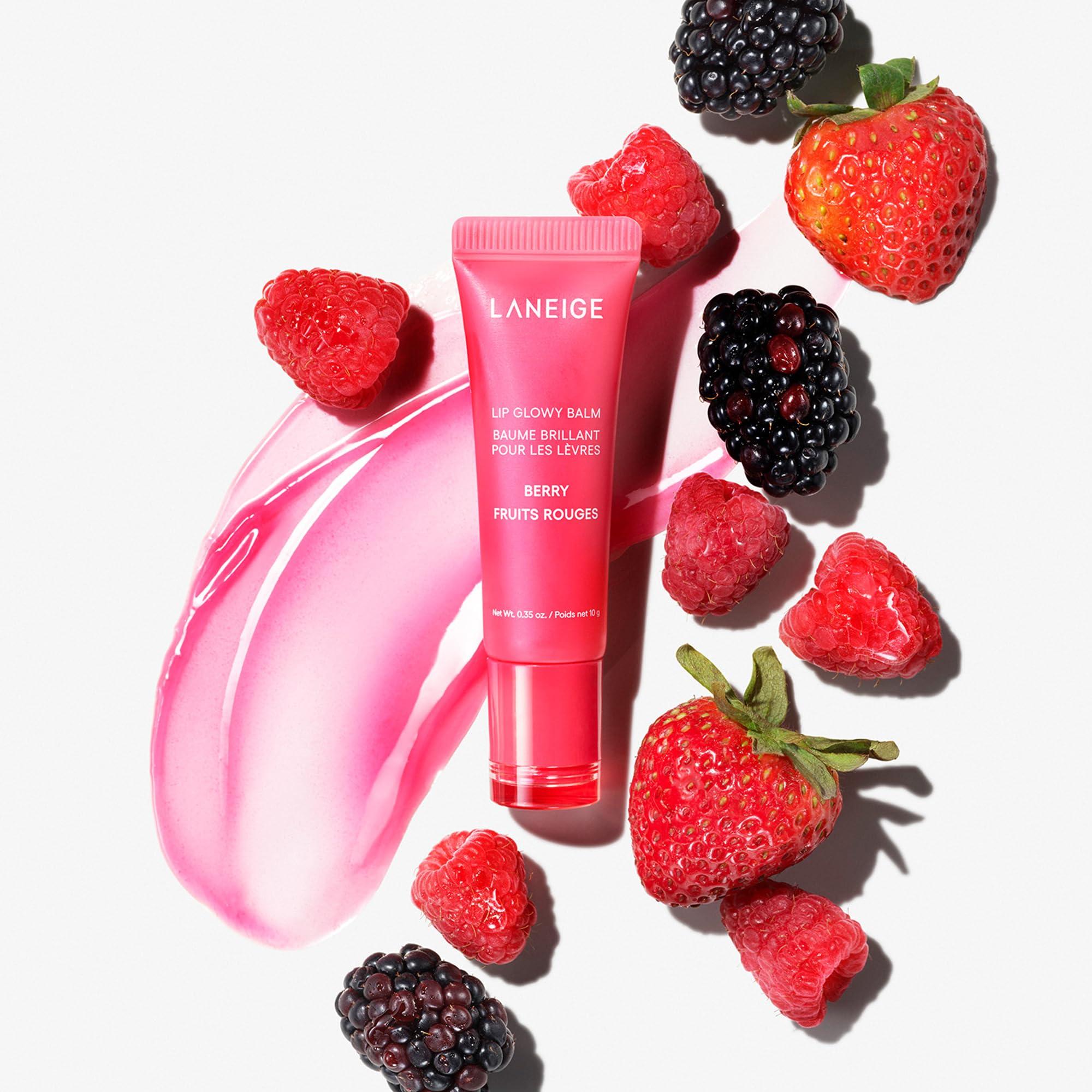 LANEIGE LANEIGE Lip Glowy Balm Berry: Hydrate, Glossy, Lightweight, Moisturize & Tint with Shea Butter (Packaging May Vary)