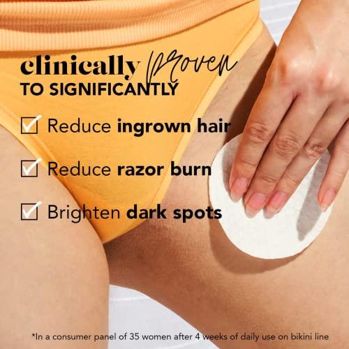 SweetSpot Labs SweetSpot Labs Ingrown Hair Removal Kit | Razor Bump & Ingrown Hair Treatment For Bikini Area, Body & Underarms | Safe for All Skin, Bump Eraser and Buff and Brighten Pads Set