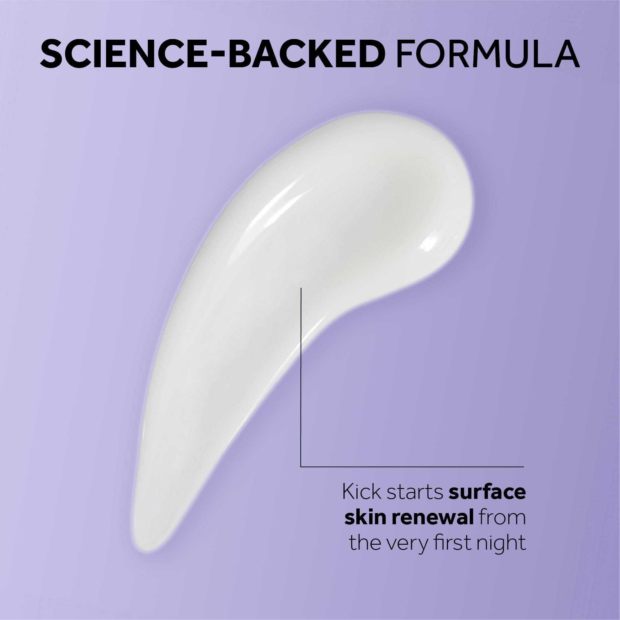 No7 No7 Advanced Retinol 0.3% Night Concentrate - Slow Release Retinol Serum + Peptide Matrixyl 3000+ Boosted Overnight Anti-Aging Serum for Smoother, Softer Skin (1oz)