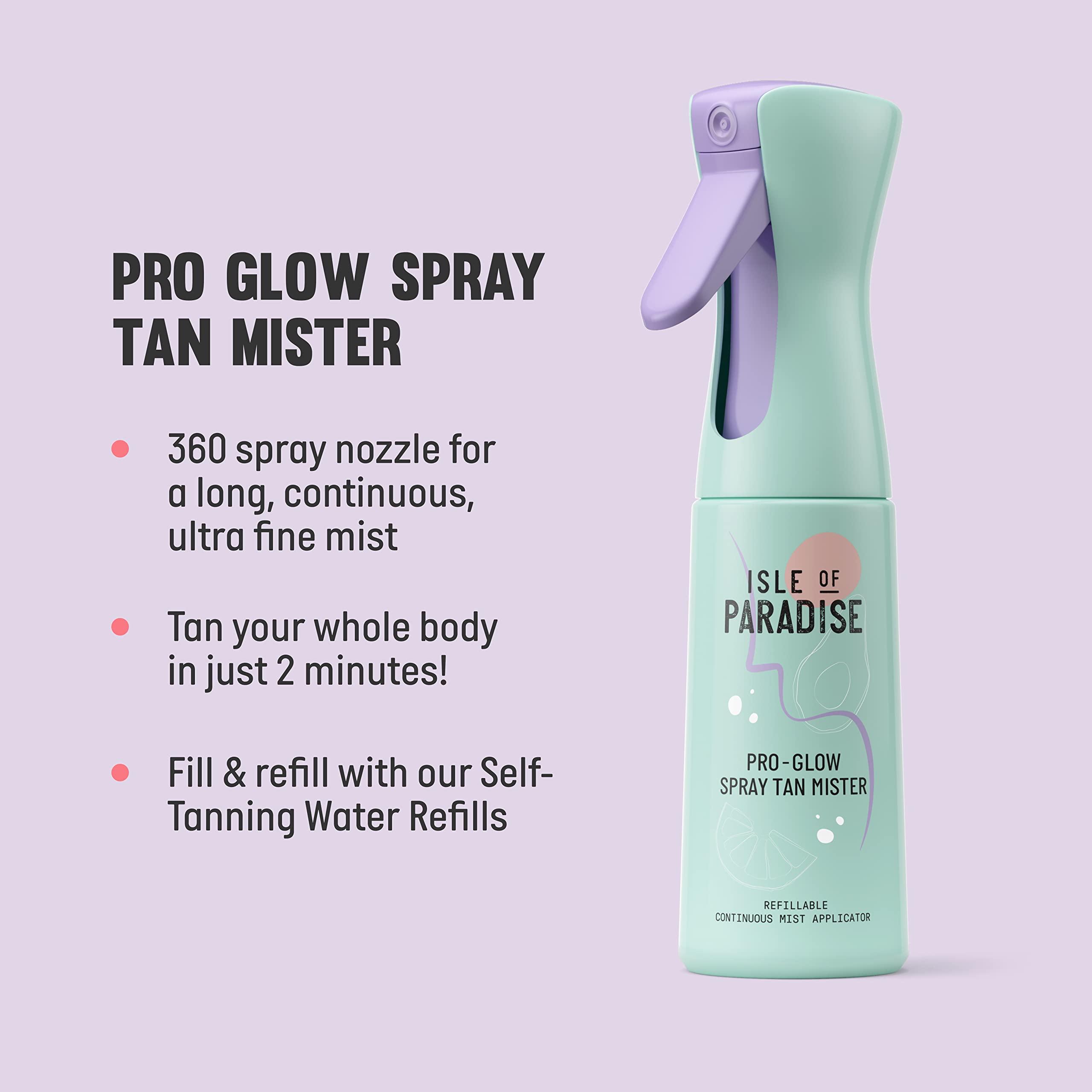 Isle of Paradise Isle of Paradise Self Tanning Water, Medium (Golden Glow) + Pro Glow Spray Tan Mister