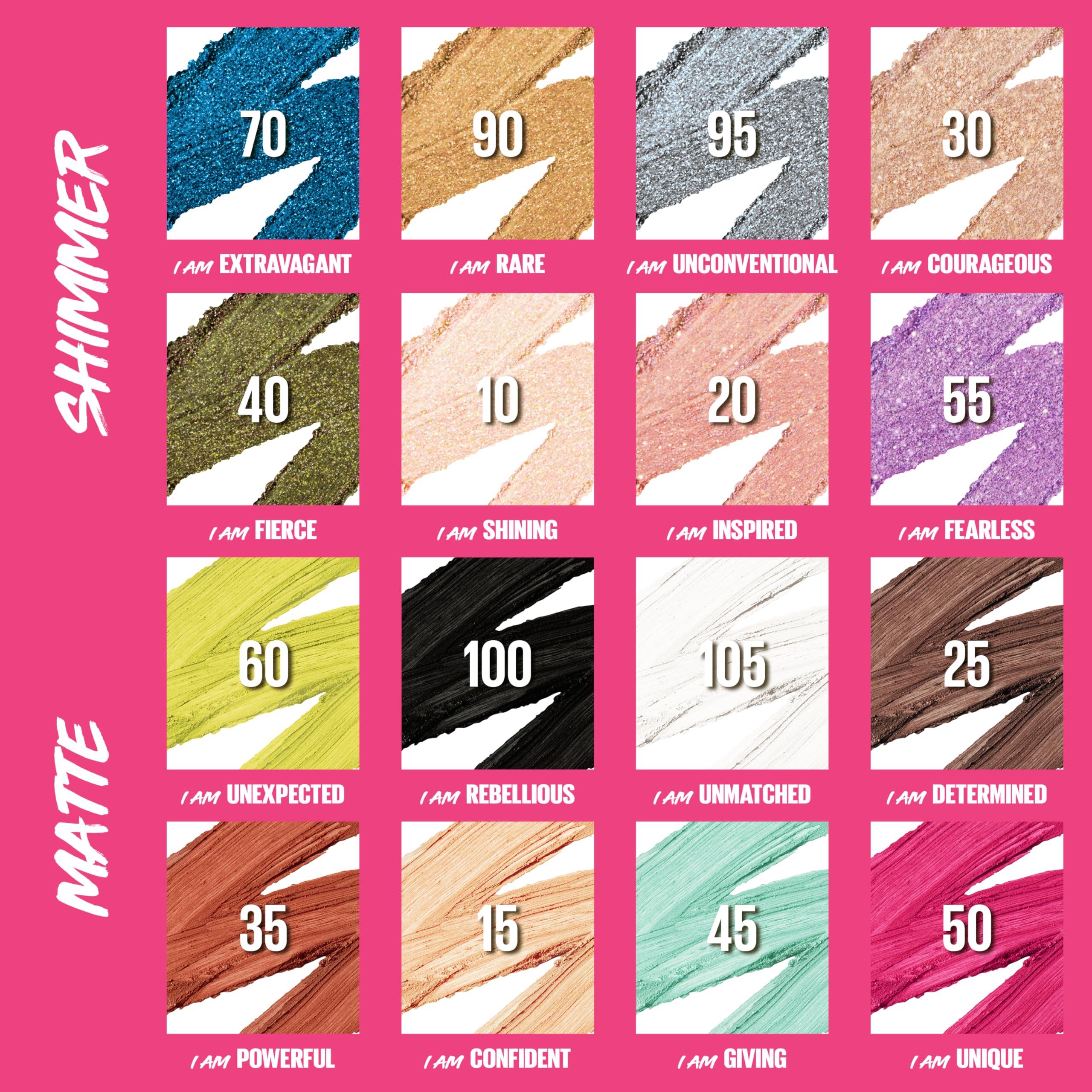 MAYBELLINE MAYBELLINE Color Tattoo Longwear Multi-Use Eye Shadow Stix, Eye Makeup, I am Fearless (Purple Shimmer)