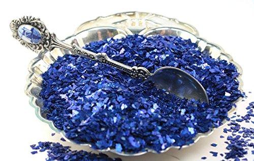 Meyer Imports Meyer Imports Crushed Glass Glitter for Arts and Crafts - Broken Glass German Glitter for Resin Craft Art/Tumblers/Nail Art/DIY Jewelry Making Decoration - 4 OZ Bag - Dark Blue