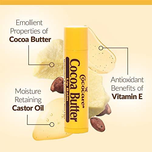COCOCARE Cococare Cocoa Butter Lip Balm 0.15 oz (Pack of 8)