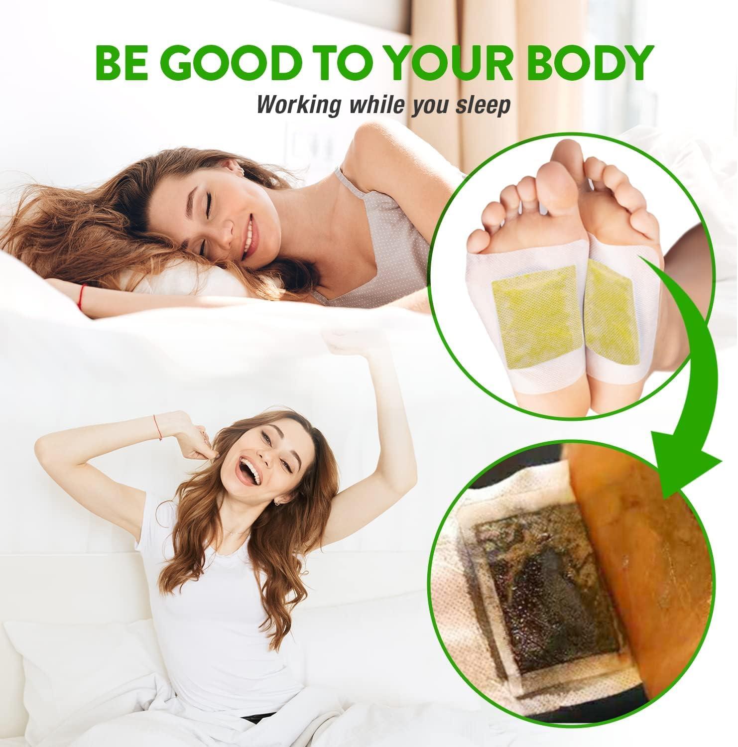 Rantherm Foot Paches, Premium Deep Cleansing Foot Pads, Bamboo Foot Paches, Ginger Foot Pads for Promoting Sleeping, Relieving Fatigue and Relaxing Muscles & Tendons and Eliminate Moisture 20 Packs