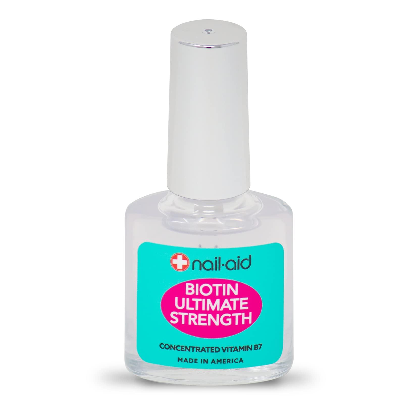 Nail-Aid Nail-Aid 2PCs of BIOTIN ULTIMATE STRENGTH, Clear