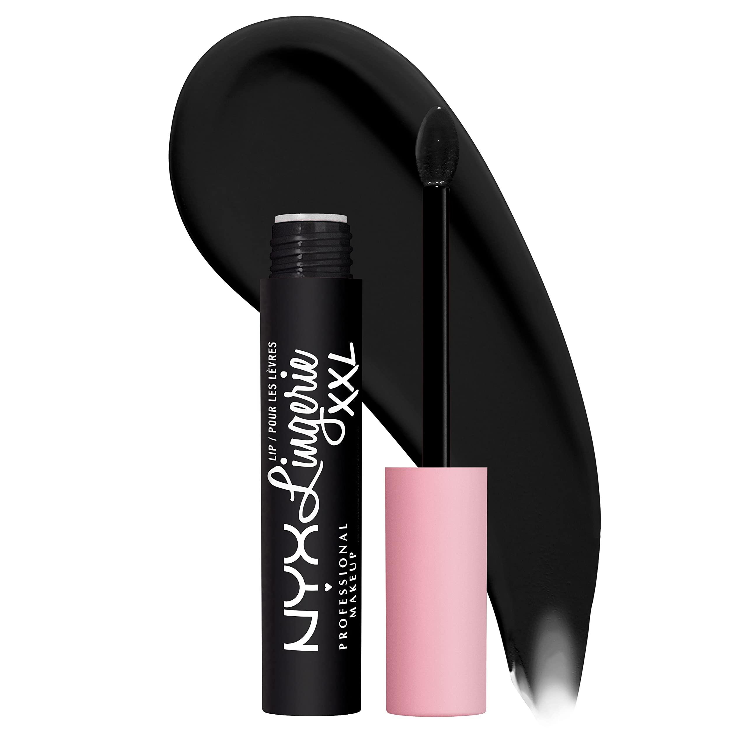NYX PROFESSIONAL MAKEUP NYX PROFESSIONAL MAKEUP Lip Lingerie XXL Matte Liquid Lipstick - Naughty Noir (Black)