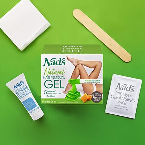 Clandestine Project Nad's Natural Hair Removal Gel Refill for Kit No Heating Waxing