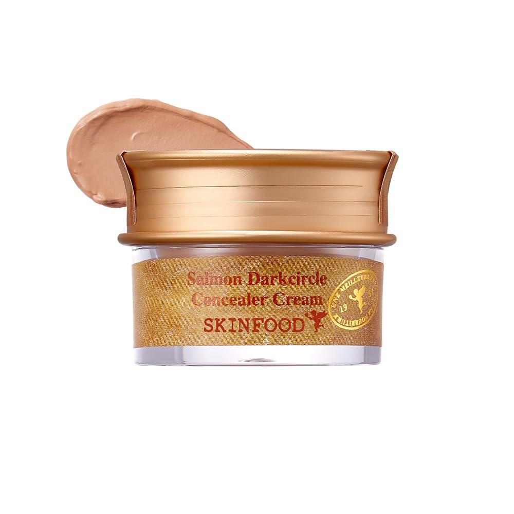 SKIN FOOD since 1957 SKINFOOD Salmon Dark Circle Concealer Cream #2 - Concealer for Dark Circles - Under Eye Concealer for Dark Spots and Wrinkles - Full Coverage Under Eye Concealer - 0.35 Oz/10 g (Salmon Beige)