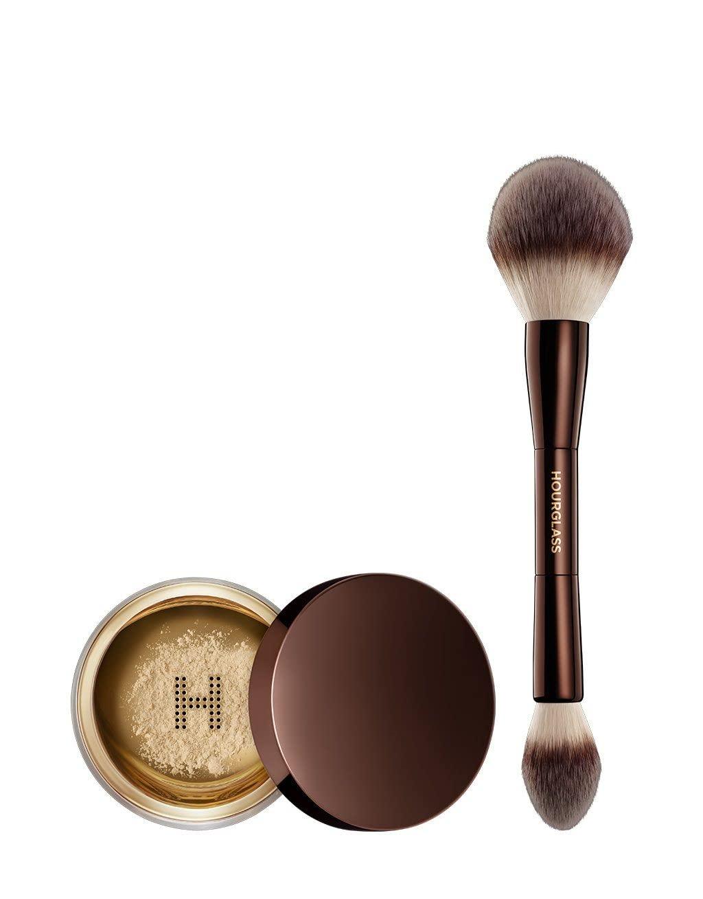 HOURGLASS Hourglass Veil Translucent Setting Powder and Brush Set-Medium