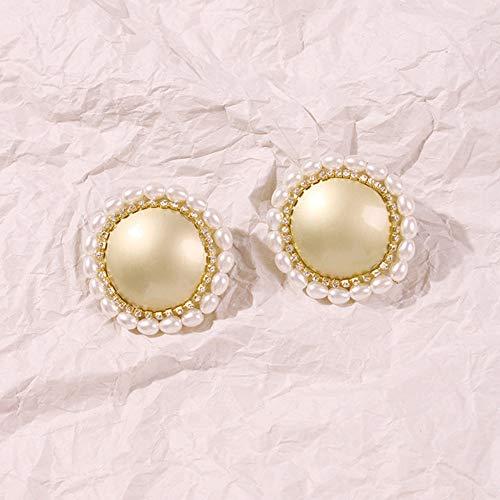 Doubnine Doubnine Baroque Sun Earrings Studs Gold Statement Wedding Women Party Gift Accessories