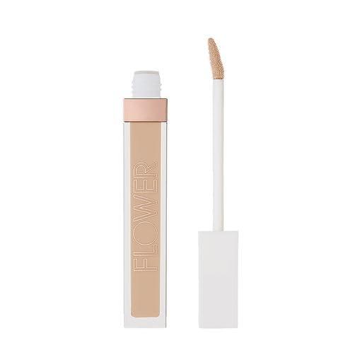 FLOWER BEAUTY FLOWER Beauty Light Illusion Full Coverage Concealer | Hydrating, Weightless Formula Conceals, Corrects, Covers Dark Circles, Imperfections, Fine Lines and Fatigue | All-Day Wear Sand (Pack of 3)