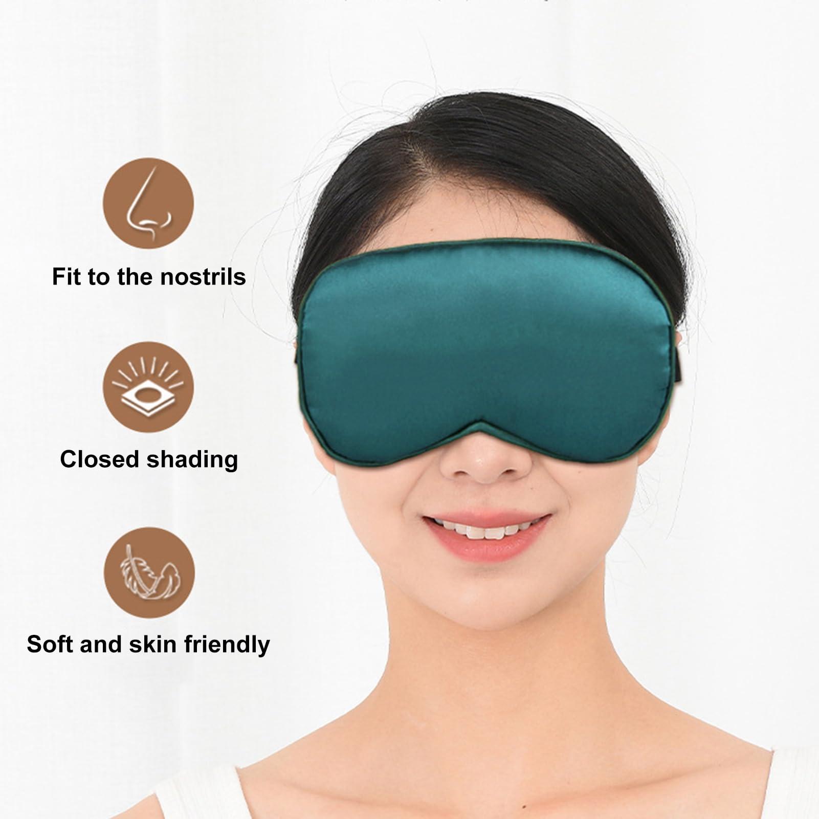 AOKID AOKID Heated Eye Patch,Warm Eye Patch,USB Electric Eye Heating Pad with Temperature & Timer Control, Dry Eye Patch for Dry Eyes for Relax & Reduce Eye Strain Dark Circle & Improve Sleep Dark Green