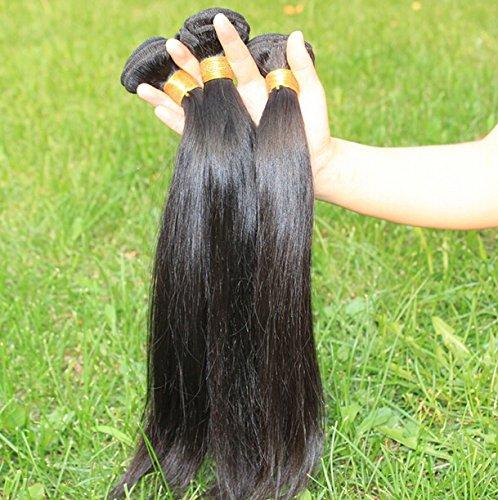 DaJun DaJun Hair Extension Indian Virgin Remy Human Hair Bundles Deals Natural Straight Weave 3pcs/lot 300gram Natural Colour 22"22"22" Grace Hair Products Weft