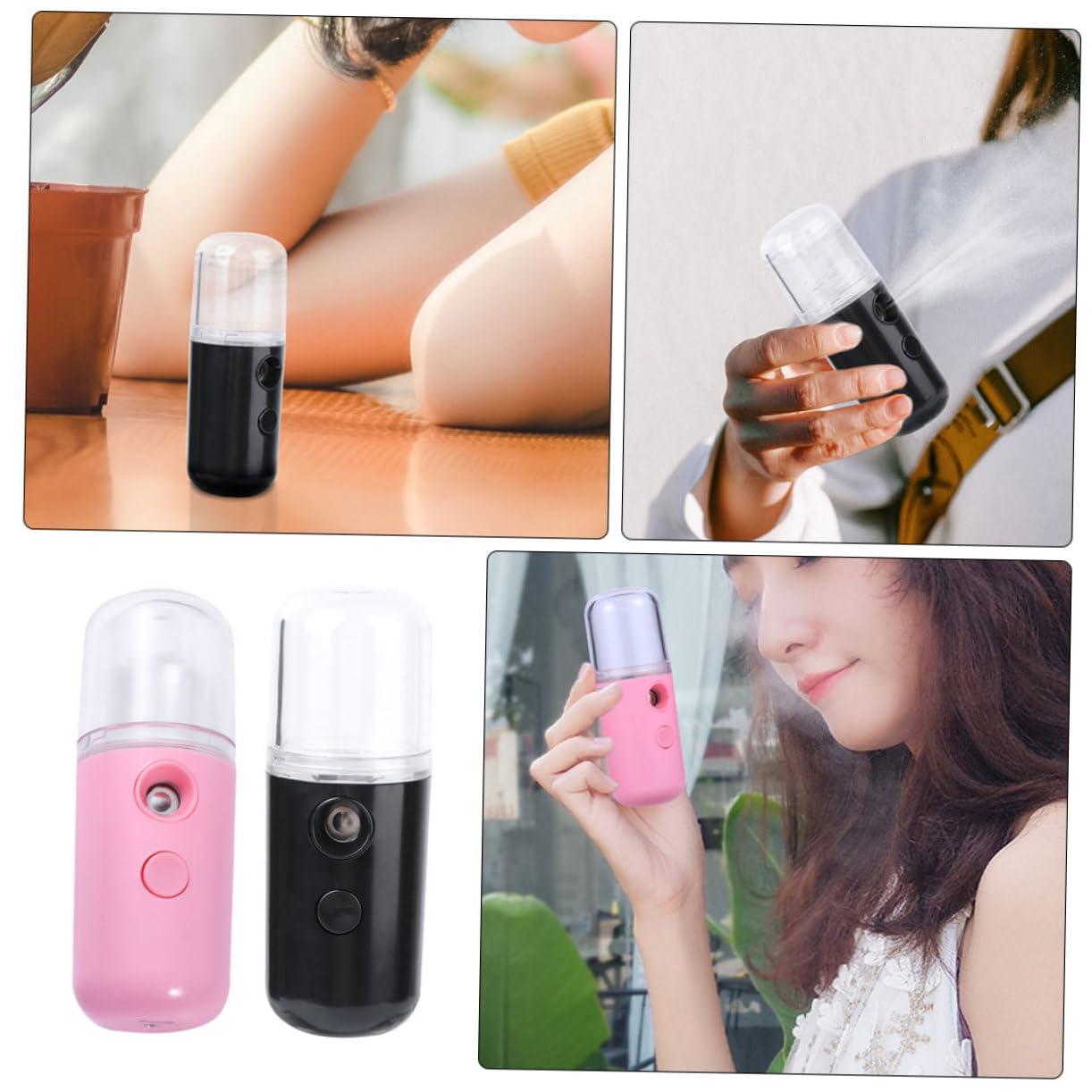 NOLITOY NOLITOY 2pcs Nano Facial Spray Hydrating Mist Rechargeable Face Humidifier Portable and Lightweight Beauty Tool Deep Penetrating Steam Facial Steamer for Skin Care