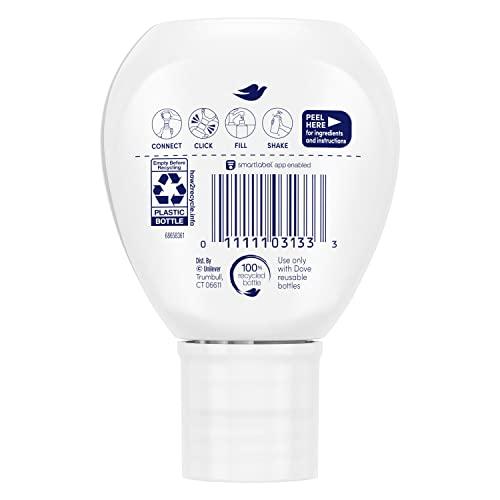 Dove Dove Body Wash Concentrate Refill Shea & Warm Vanilla 4 pack for Instantly Soft Skin Refill for use reusable bottle 4 fl oz (makes 16 fl oz)