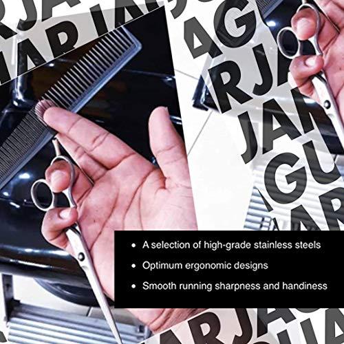 JAGUAR JAGUAR Shears Silver Line CM36 Professional Hairdresser Thinning Scissors With Molybdenum Steel, Right Handed Crane - 5.5 Inch