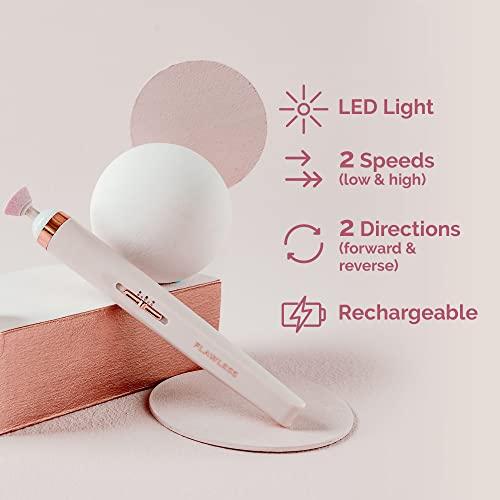 Finishing Touch Finishing Touch Flawless Salon Nails Kit, Electronic Nail File and Full Manicure and Pedicure Tool with Finishing Touch Flawless Pedi Electronic Tool File and Callus Remover, Pedicure