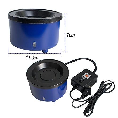 Fencia 200W Electric Hot Glue Skillet Fusion Melt Hot Pot Keratin Glue Melting Pot for Hair Extensions