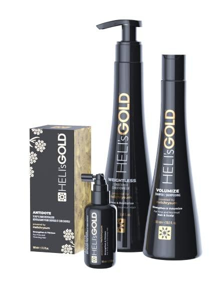 Heli's Gold Heli's Gold Weightless Conditioner - Gently Nourishes Without Weighing Hair Down - Energizes Your Scalp - Promotes Natural Shine - Soft And Manageable - Fine, Thinning And Normal Strands - 8.4 Oz