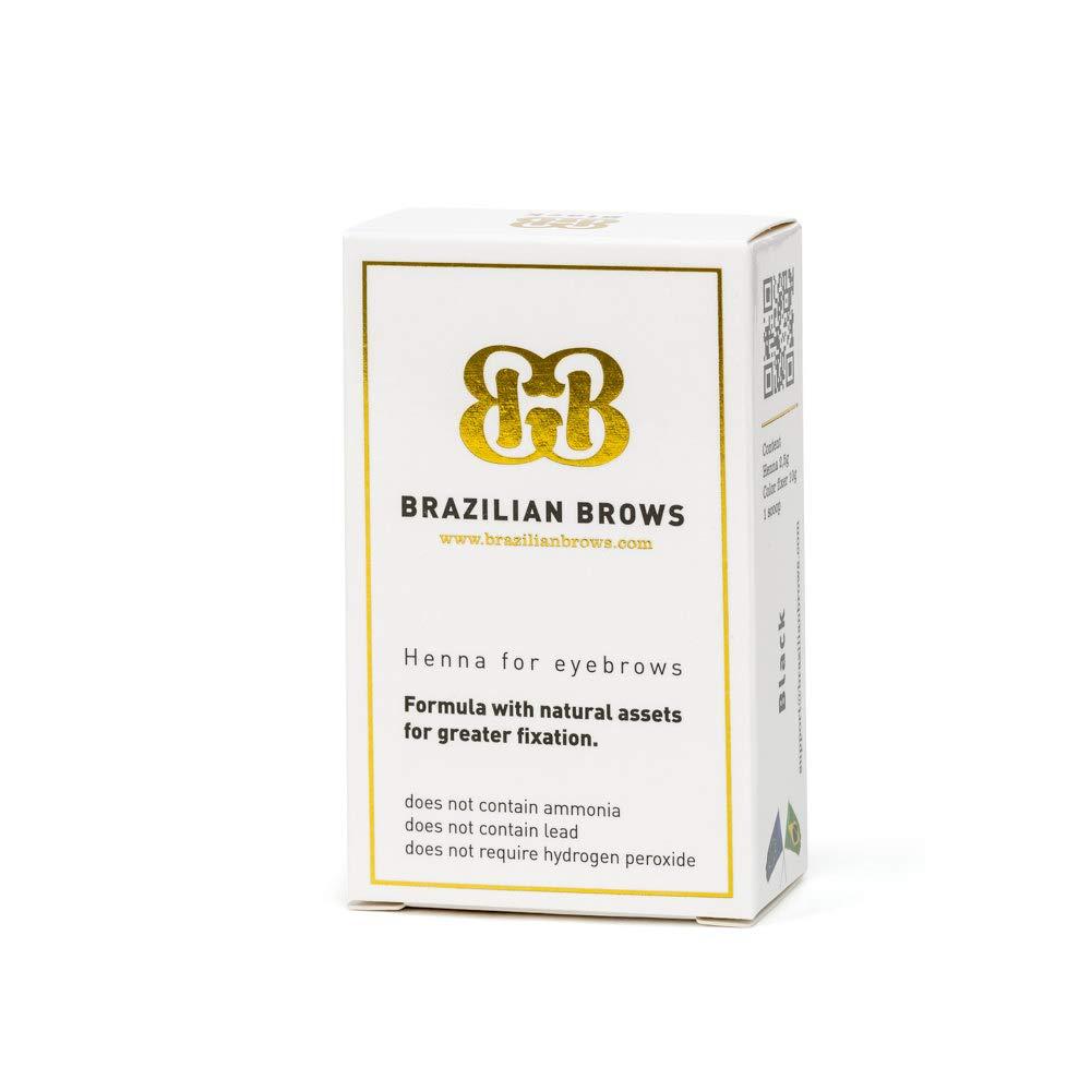 Brazilian Brows Brazilian Brows Eyebrow Henna Pack & Tinting Kit – Dark Chestnut