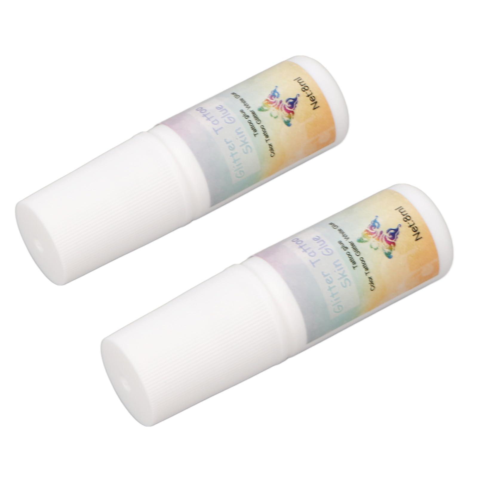 Airshi Glitter Body Skin Glue, Skin Friendly Glitter Makeup Glue Prevent Fall Off Removable Safe High Adhesive for Stages